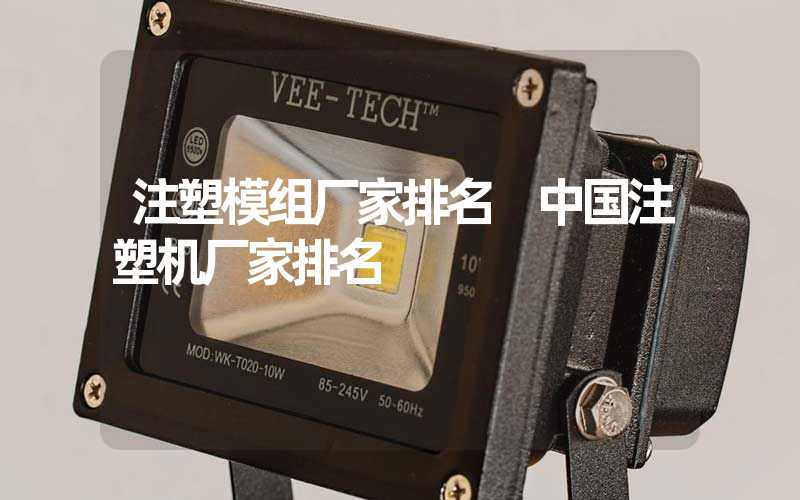 注塑模组厂家排名 中国注塑机厂家排名